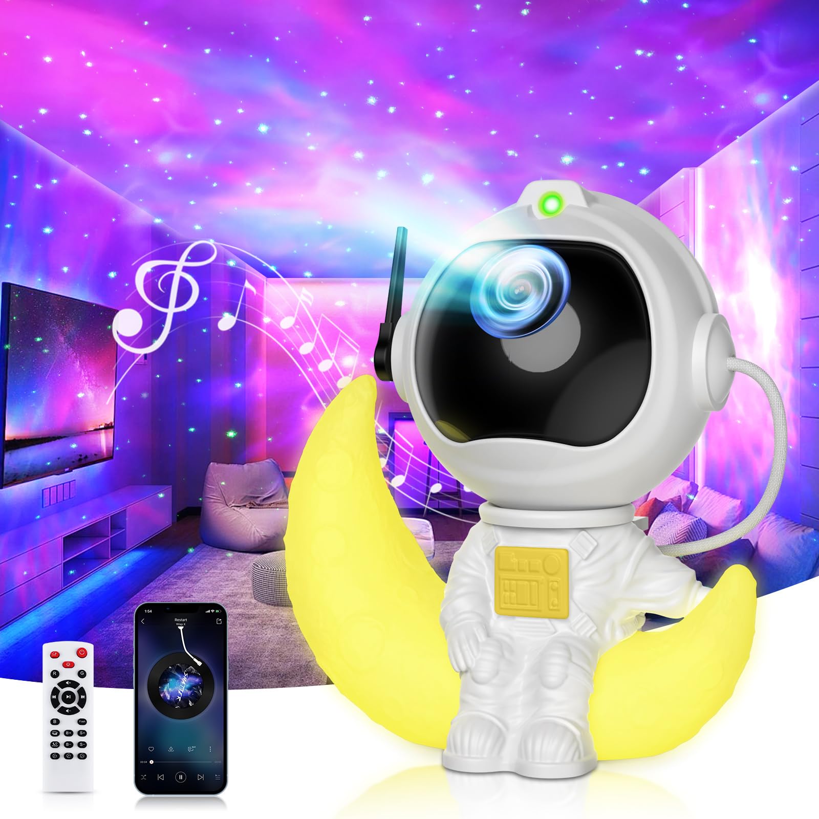 AstronauteLumière– Projecteur Galaxie LED - SMART HOME