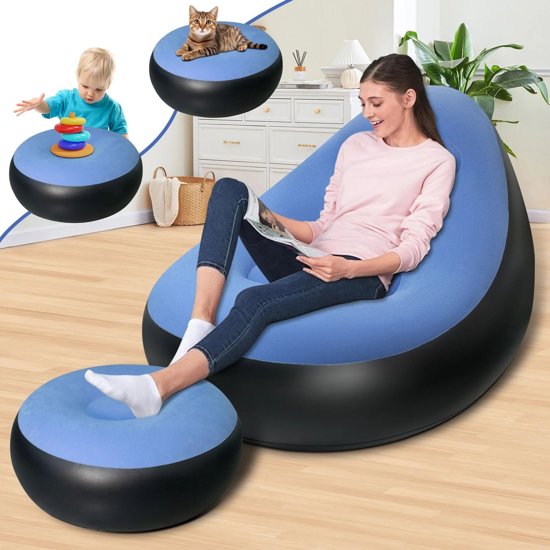Canapé - lit gonflable - SMART HOME