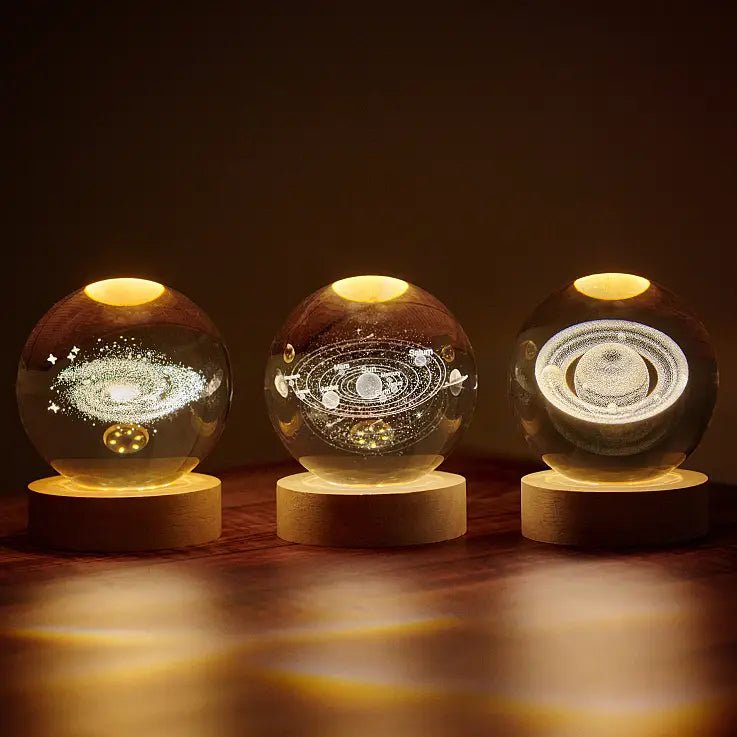 CrystalGlow– Boule de Cristal Lumineuse - SMART HOME