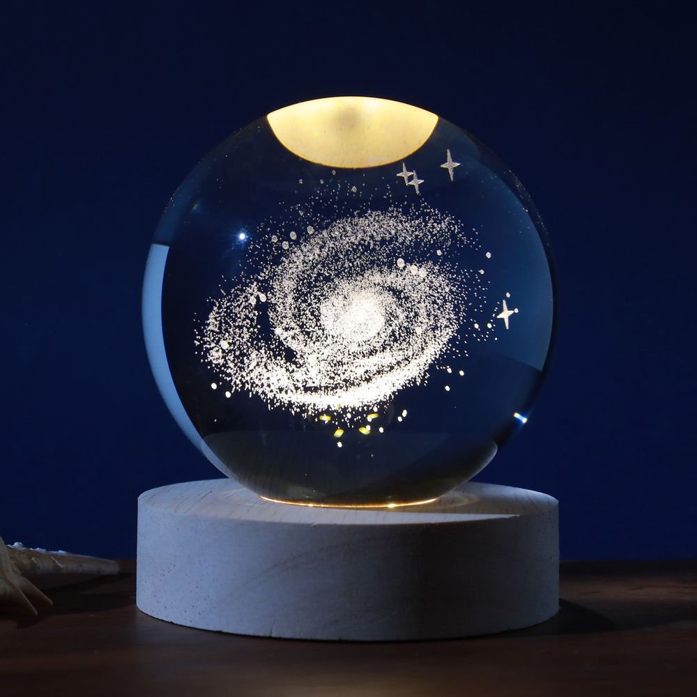 CrystalGlow– Boule de Cristal Lumineuse - SMART HOME